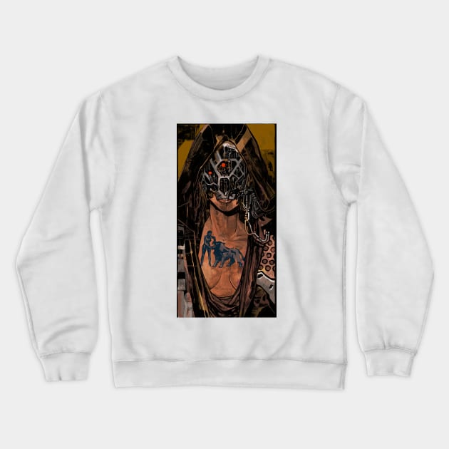 Strength (Cyberpunk Tarot) Crewneck Sweatshirt by Joshessel